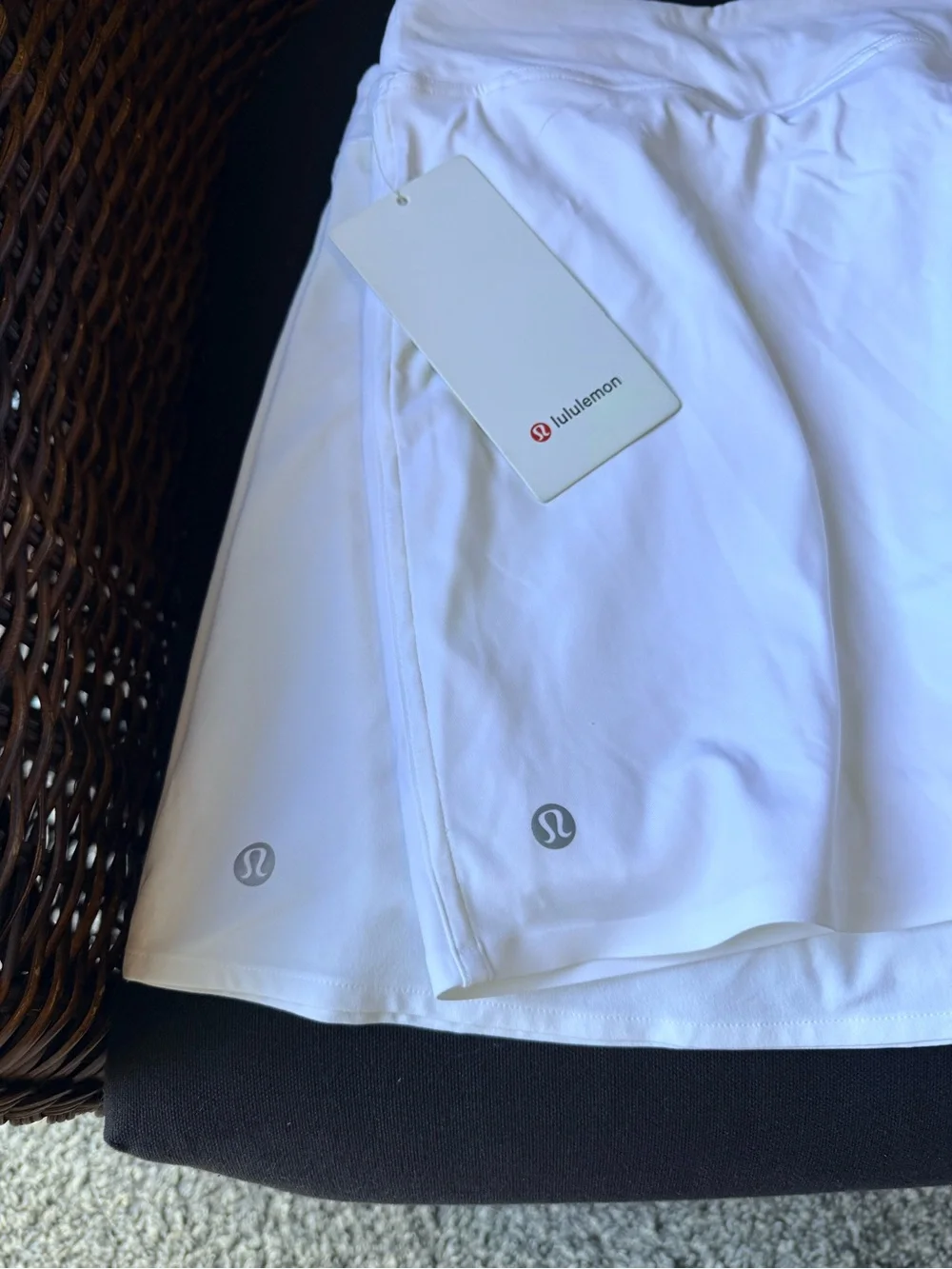 Women’s White Lululemon Skirts with built in shorts